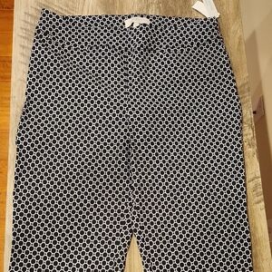 Chico's Black and White Polka Dot Pants